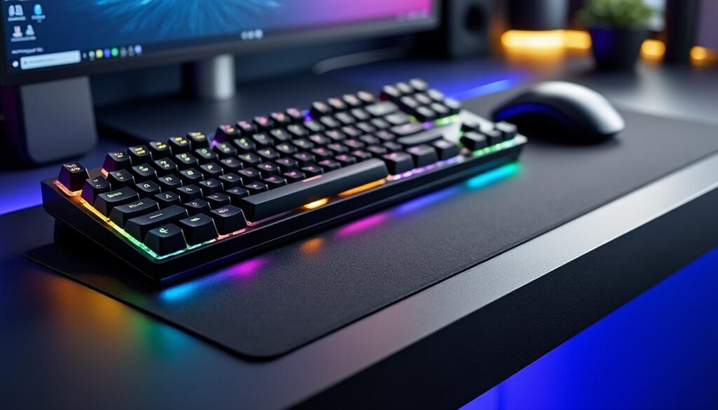 découvrez le clavier mécanique azerty alliant performance et confort de frappe optimale pour une expérience de saisie améliorée et durable.