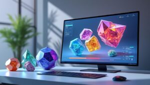 minusc est un logiciel en ligne innovant qui permet de visualiser facilement les cristaux en 3d, offrant une expérience interactive pour les amateurs et professionnels de la cristallographie.