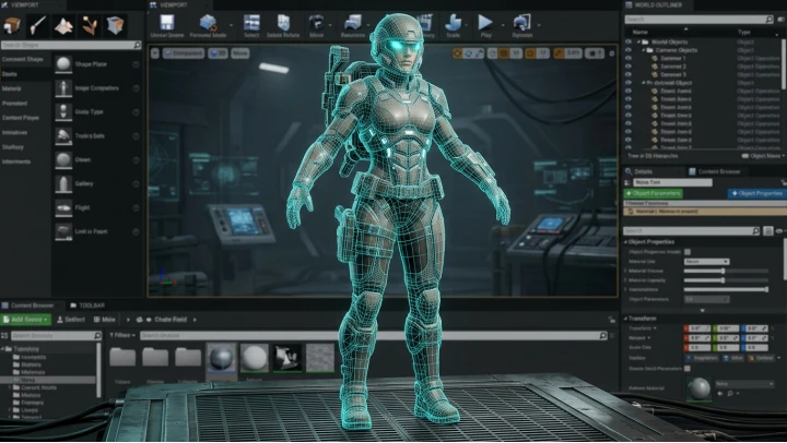 Comment l'IA Redéfinit la Modélisation 3D pour le Développement de Jeux